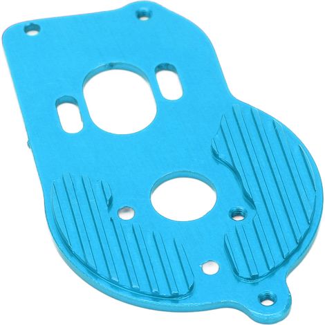 Support thermique en alliage d'aluminium pour LOSI Mini-T 2.0 2WD 1/18 - Bleu, fixation et refroidissement (1/5)