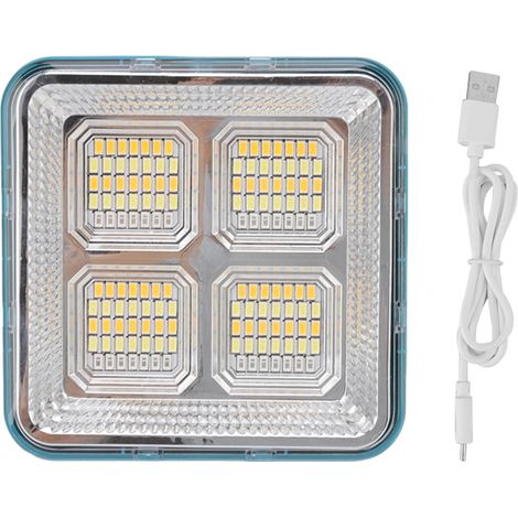 Tragbare, magnetische Solar-LED-Arbeitslampe für Camping (1/5)