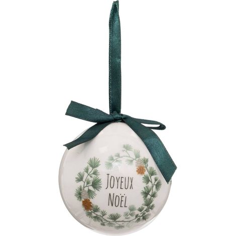 Bedruckte Kugel 7,5cm Papier Zuflucht - Feeric lights & christmas