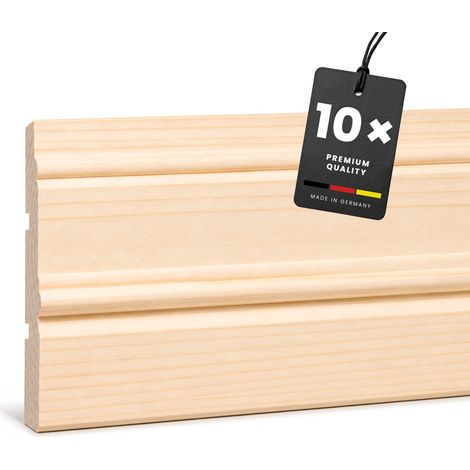 KGM 10x Wandleiste Fichte nordisch 21x117x2400 mm