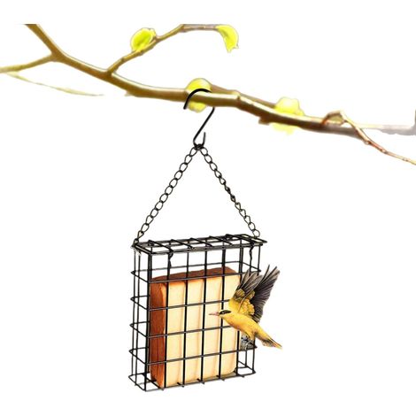 Conjunto de 1 soporte para nidos de aves silvestres, comederos colgantes con soporte para uso en exteriores y terrazas, ideal para la observación de aves y el jardín. (1/5)
