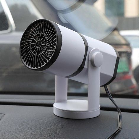 Dégivreur de pare-brise rotatif 360° pour voiture 12 V avec fonction chauffage et refroidissement (1/4)