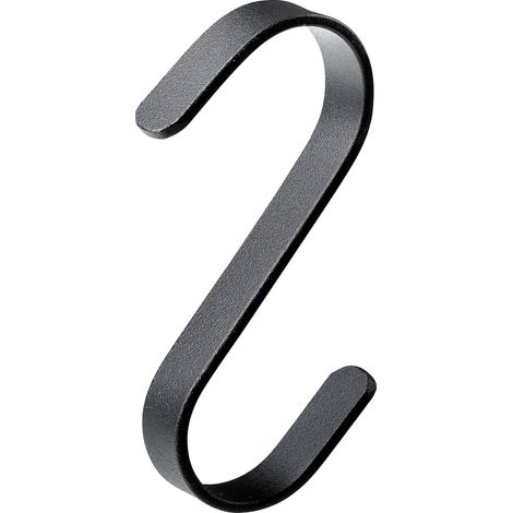 Hettich S-Haken 75 x 65 mm Stahl schwarz S-Haken