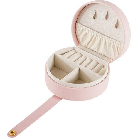 Boîte de rangement pour bijoux, étui à bijoux, organisateur de boucles d'oreilles, colliers et bagues, A-- (1/5)