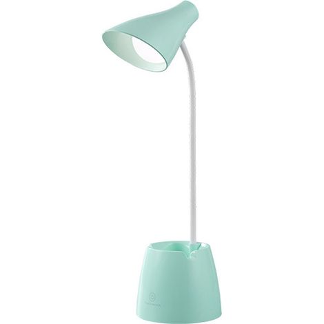 1 Lampe de bureau, rotation 360°, porte-stylo, support téléphone, 3 modes lumière, lecture chambre enfant (1/5)