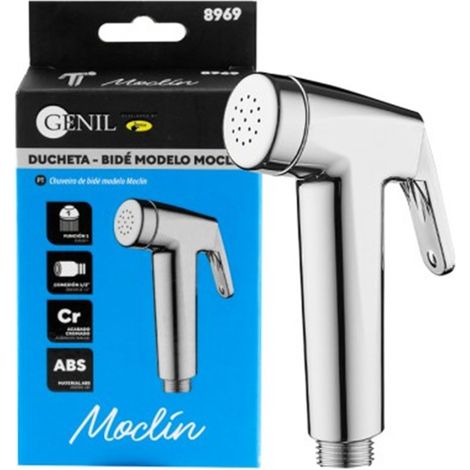 Douche-bidet Moclín en ABS chromé, raccord 1/2". (1/5)