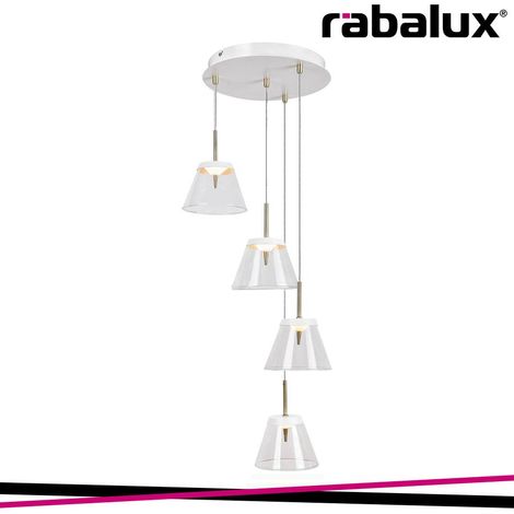 Lampadario sospeso LED 24W bianco Ø39 Aviana Rabalux (1/3)