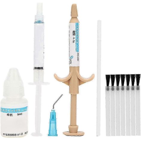 Kit de collage adhésif en résine composite dentaire autopolymérisable pour les traitements orthodontiques et la réparation dentaire (1/5)