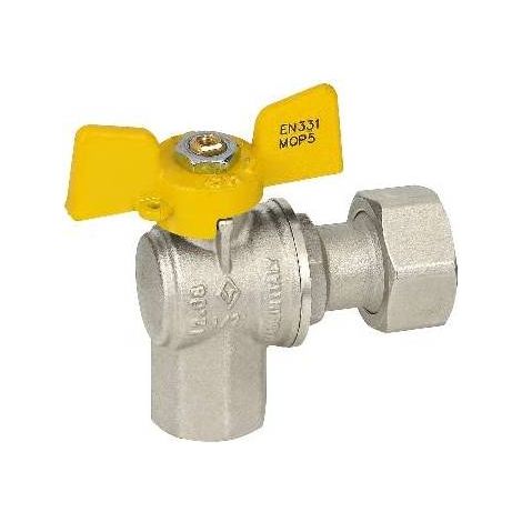 ROBINET À BOISSEAU SPHÉRIQUE FEMELLE / ÉCROU MOBILE Dimensions : 3/4" x 3/4"  DN 15