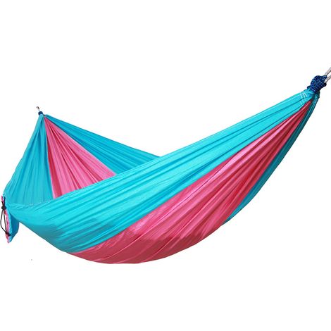 Hamac suspendu en nylon parachute pour une ou deux personnes (1/5)