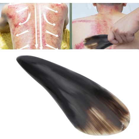 Planche de Gua Sha en Corne de Bœuf pour Massage Facial et Détente Corporelle (1/5)