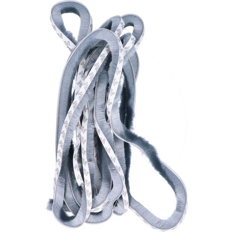 Bande d'étanchéité 9x15mm, joint caoutchouc anti-poussière et anti-vent pour fenêtre et porte, isolant acoustique, adhésif, lot de 2, profilé en mousse EPDM (1/5)