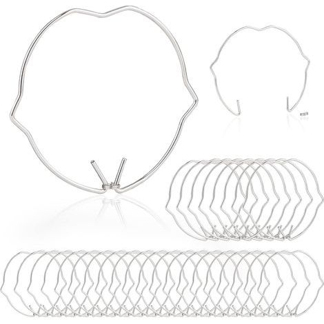 30 Pièces Anneaux de fixation de Lampe pour Spot MR16 GU10 Led de 50 mm, MR16 GU10 Pince de fermeture, Anneaux de fixation de lampe (1/5)