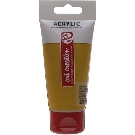 PINTURA ACRIL.TALENS 75 ml OCRE AMARILLO - Pack de 3 unidades