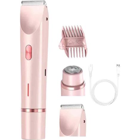 Epilateur electrique femme, Dual Head Shaver Women,rasoir Gildan Femme,rasoir Anti Coupure Femme,epilateur Defepilateur Femmenitif (1/5)