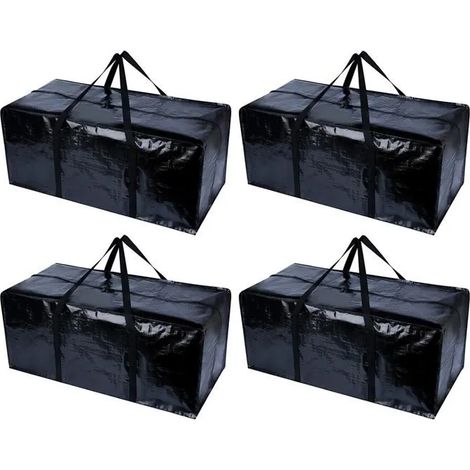 4 pièces sac demenagement cartons déménagement carton sac de voyage grand sac de vetement jumbo bag rangement couette (1/5)