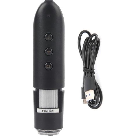 Digitales WLAN-Mikroskop mit kabelloser Ladefunktion, USB-Anschluss und HD-Inspektionskamera (DC 5VWIFI1600X)