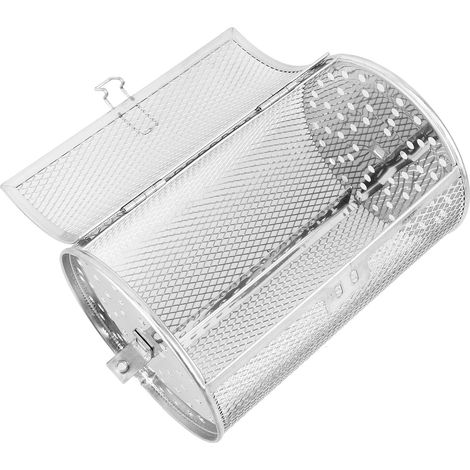 Cage à rôtir en acier inoxydable avec panier rotatif et verrouillage (1/5)