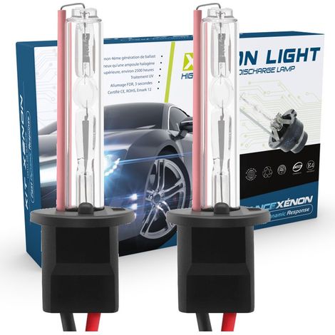 2 x ampoules H1 10000K 35W plastique xénon hid de rechange (1/3)