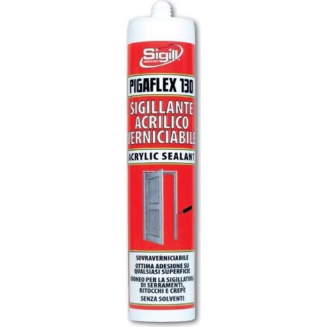 Silicone Edilizia Pigaflex Cartuccia 280 ml Sigill