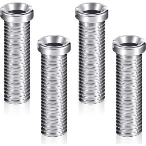 4 Vis de Panier d'Évier 45 mm Vis de Bonde en Acier Inoxydable Accessoires de Fixation Vis de Boulon d'Évier Vis de Bouchon de Crépine de Panier d'Évier pour Cuisine Lavabo (1/5)