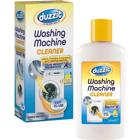 Limpiador profesional para lavadoras Duzzit con aroma a limón, 250 ml.