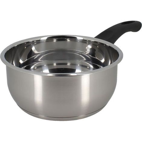 Casserole - MENASTYL - 6020242 - En acier inoxydable - 18 cm - Tous feux dont induction