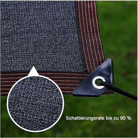Rechteckiges Sonnensegel 4 x 3 m – UV-beständiges HDPE-Gewebe – Sonnenschutz für Terrassen und Gärten – Reißfest (1/5)