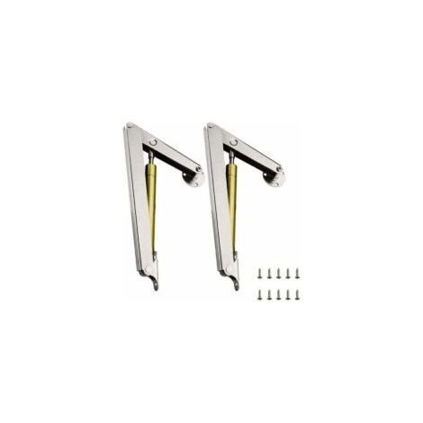 2 pièces de vérins à gaz 150N tampon de porte rabattable robuste vérins pneumatiques, vérins hydrauliques amortisseurs de meubles portes d'armoires armoires bibliothèques meubles (1/5)