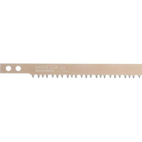 Lama per seghetto alternativo, lama lunga 760 mm, a forma triangolare con denti di gruppo, per uso a secco, resistente alla ruggine (1/3)