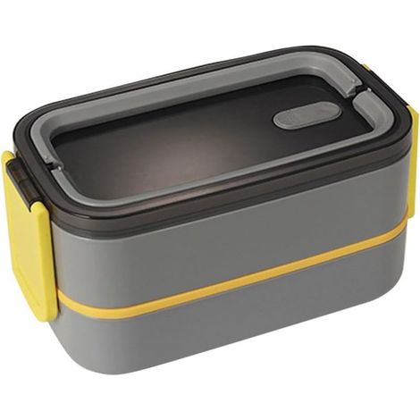 Boîte à bento double compartimentée pour étudiants et (1/5)