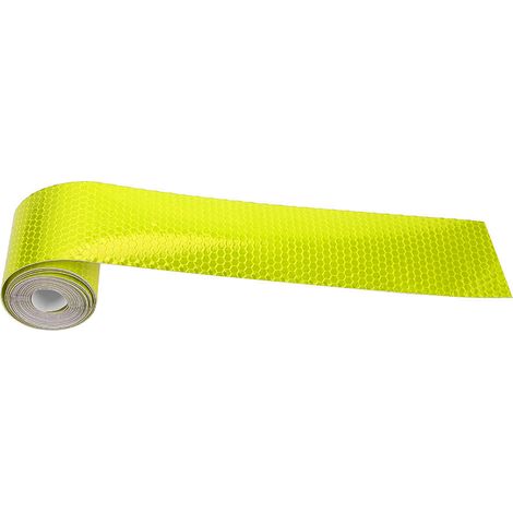 Ruban adhésif réfléchissant jaune 5cm x 3m pour véhicules, remorques et équipements de sécurité