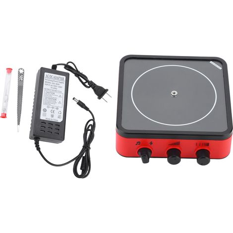 Kit Arc enroulé Bluetooth DIY Haut-parleur sans fil transmission expérience set 100-240V Noir Cercle Base Rouge Prise US (1/5)