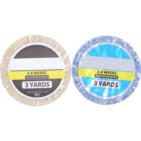 2 bandes adhésives double face imperméables pour extensions capillaires et perruques (1/5)