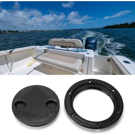 Trappe d'accès ronde 4 pouces résistante aux UV pour bateau de pêche, yacht et camping-car