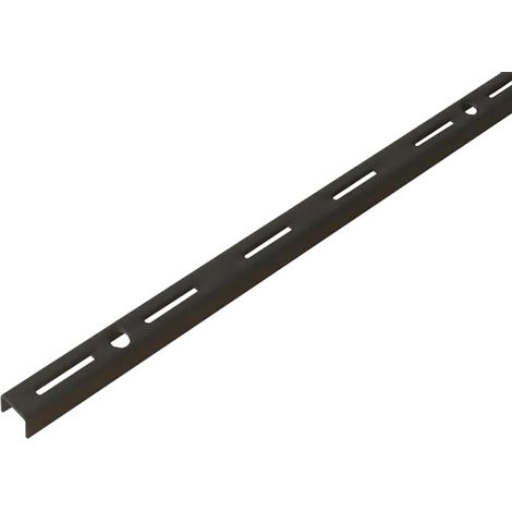 Paroi L.1000mm noir ma STA une rangée de trous ELEMENT SYSTEM (1/5)