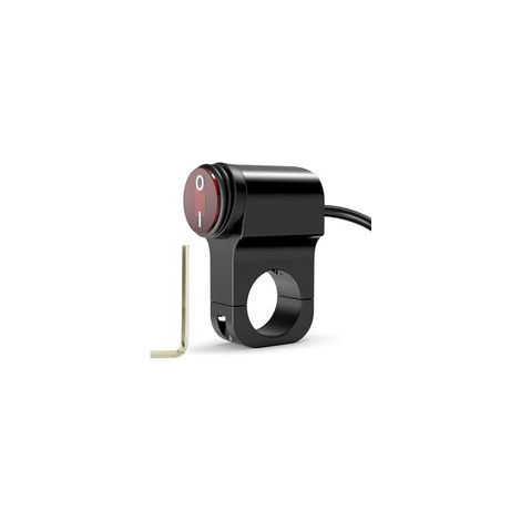 Interrupteur de phare étanche 12V para moto ATV, interruptor de phare de moto, interruptor de marcha/arrêt de feu de brouillard LED