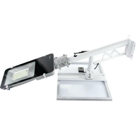 Lampada stradale ad energia solare 50w con pannello solare incluso dimmerabile (1/2)