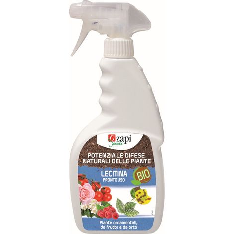 LECITINA DI SOIA fungicida BIOLOGICO spray PIANTE ticchiolatura OIDIO 500ml Zapi (1/3)