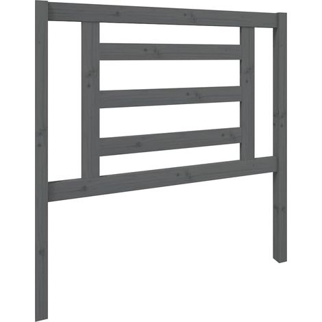 Maison Exclusive - Cabecero de cama madera maciza de pino gris 96 (1/5)