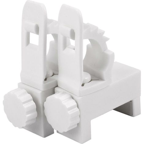 supports de tringle à rideaux réglables avec pince de serrage, support pour serviettes, porte-serviettes suspendu H (1/4)