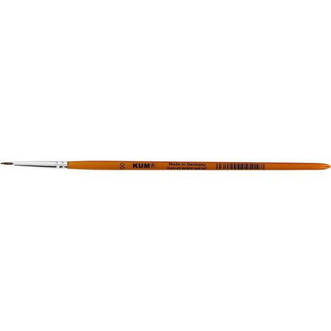 KUM PINCEAU FEIN CHEVEUX ARTISTES AQUARELLE PINCEAU ROND 15 TAILLES, 00 WEDO 525111911