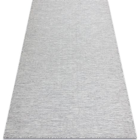 Teppich SISAL PATIO 3069 marokkanisches Spalier flach gewebt grau / beige beige 155x220 cm