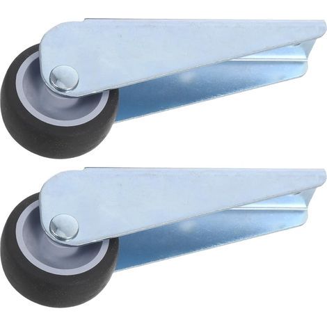 2 Pieces Furniture Mounting Vertical Bracket Sliding Pieces Roller (1/5)