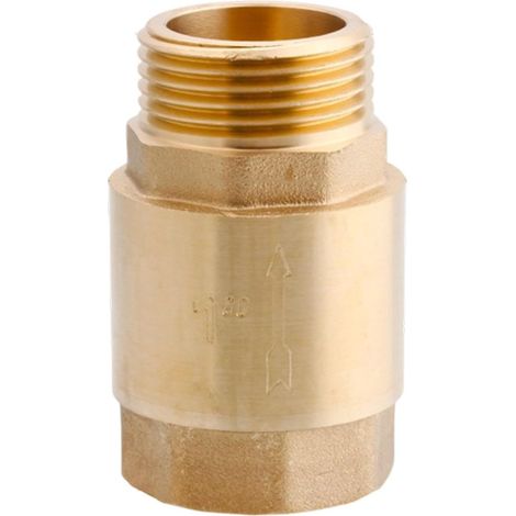 anti-retour pour arroseur Adaptateur de remplacement en laiton Vanne anti-refoulement Pour jardin extérieur, arrière-cour, pelouse, tonneau de pluie, caravane (1/5)