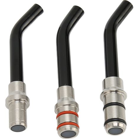 Tige de guidage optique dentaire universelle, résistante à la chaleur, en acier inoxydable noir, lot de 3 pour lampe dentaire (1/5)