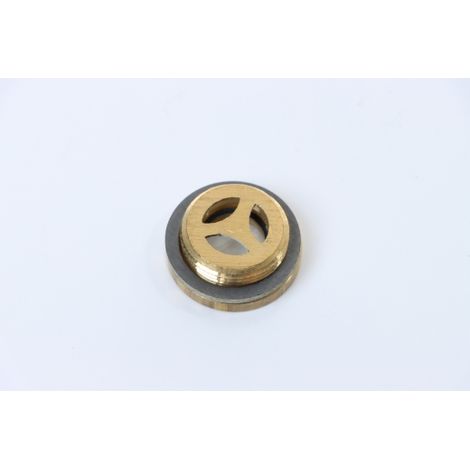 Specchio olio in ottone 24x1,5 (versione rotonda)