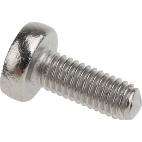 Vis à métaux RS PRO M3 à tête Cylindrique Pozidriv en Acier Inoxydable, 8mm ( Prix pour Sachet de 100 )