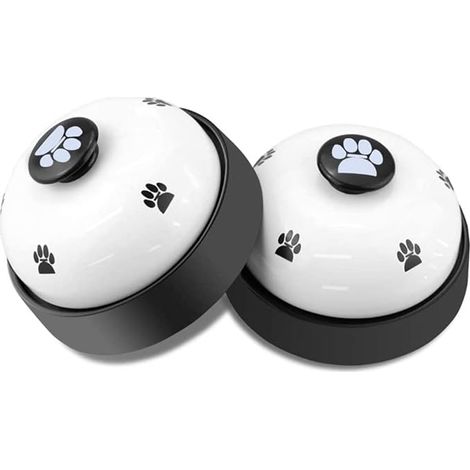 Clochette de dressage pour chien, lot de 2 clochettes pour l'apprentissage de la propreté chez les chiots et les chats. (1/5)