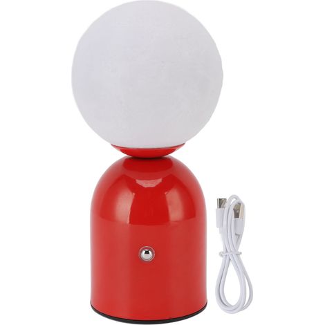 Lumière de lune 3D, gradation continue, contrôle tactile, 3 couleurs, nuit, Rechargeable par USB